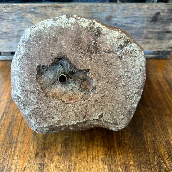 Antique 1920’s Cast Concrete Frog Fountain Water Spitter 9” x 7” x 6.5” Works! - Picture 10 of 11